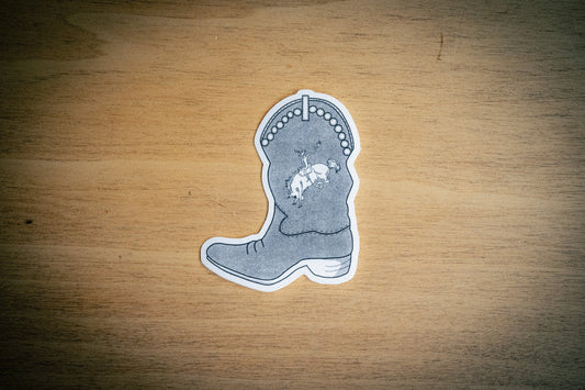 Cowboy Boot Sticker - Twelve05 Studios Shop