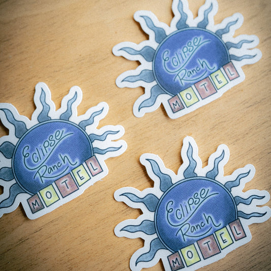 Eclipse Ranch Motel Logo Sticker - Twelve05 Studios Shop