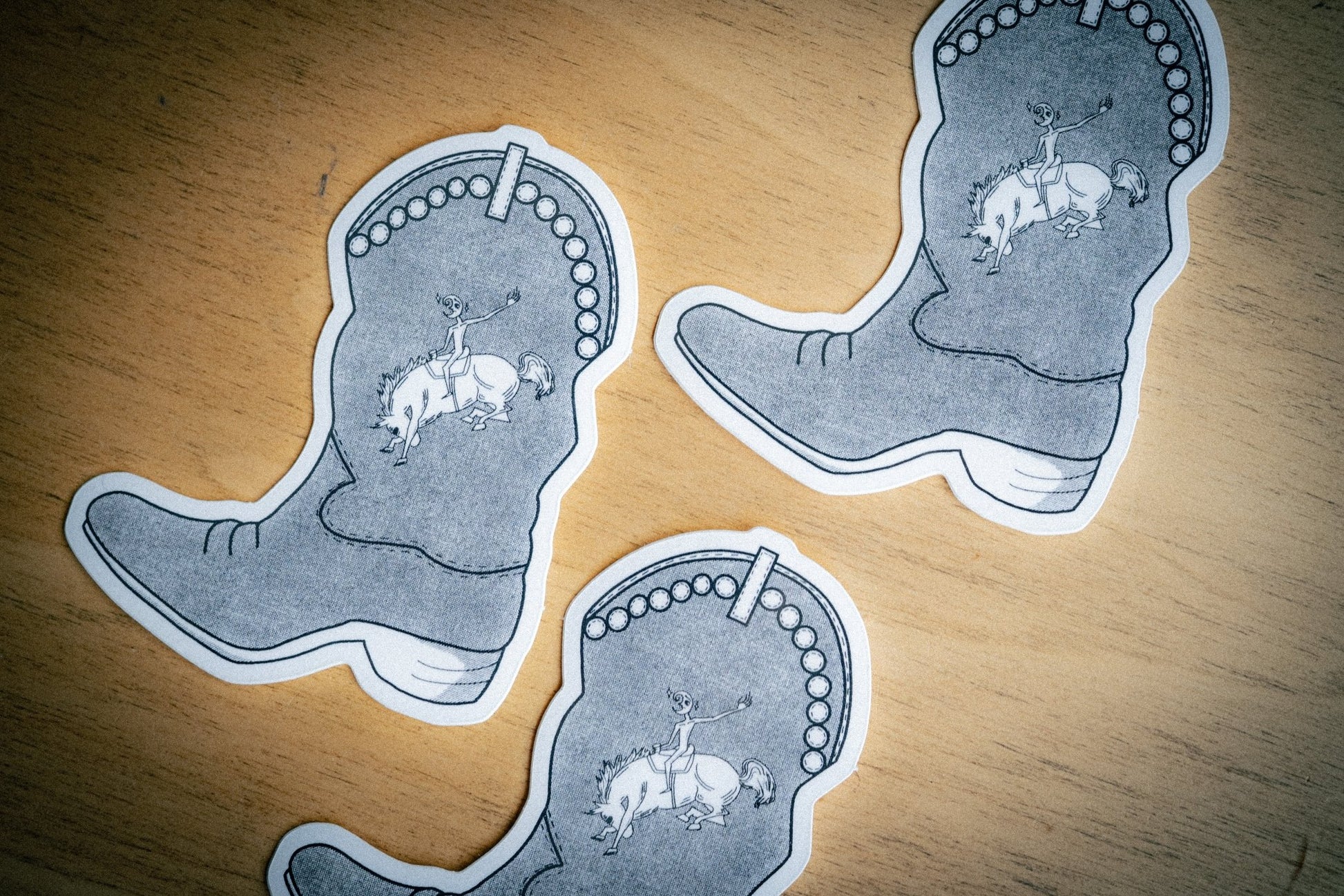 Cowboy Boot Sticker - Twelve05 Studios Shop