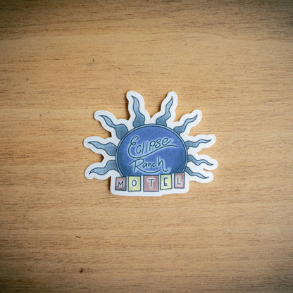 Eclipse Ranch Motel Logo Sticker - Twelve05 Studios Shop