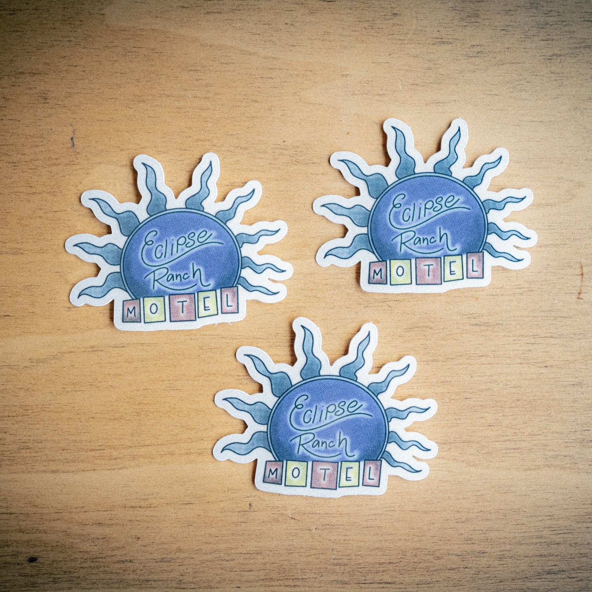 Eclipse Ranch Motel Logo Sticker - Twelve05 Studios Shop