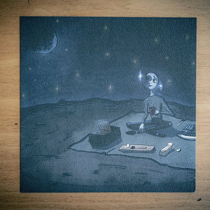 Picnic on the Moon Print - Twelve05 Studios Shop